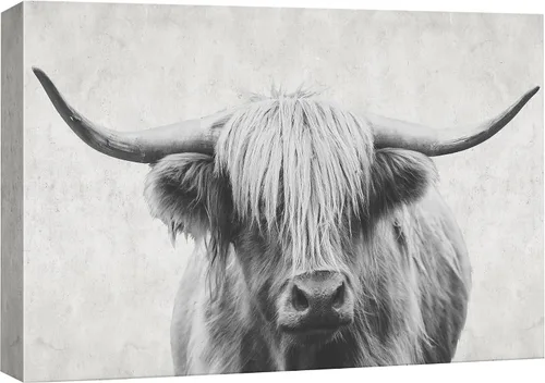 Miniatura 53 de Arte de pared de mapache para oficina en casa, lienzo de mapache blanco y negro, arte de pared para dormitorio, sala de estar, 12 x 18 pulgadas
