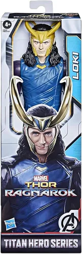 Miniatura 2 de Marvel Avengers Titan Hero Series Figura de acción coleccionable de Loki de 12 pulgadas, juguete para edades de 4 años en adelante