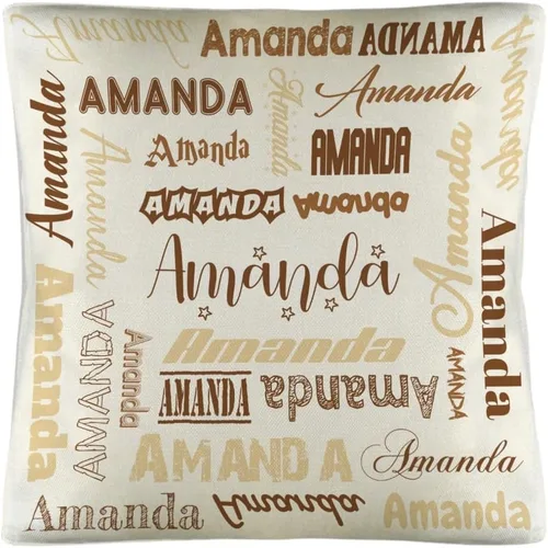 Miniatura 9 de Funda de almohada personalizada con nombre, fundas de almohada de lino con nombre personalizado, funda de almohada personalizada con tu nombre