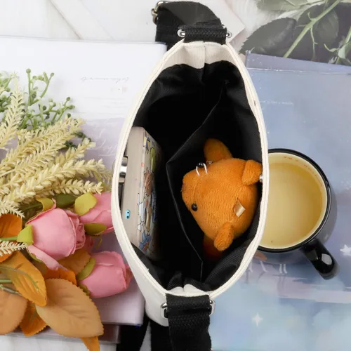 Miniatura 7 de G2TUP Regalo inspirado en K R Fechado K R Bolsa de maquillaje K R Fan Bolsa de cosméticos K R Merch, Beige