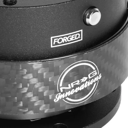 Miniatura 3 de NRG Innovaciones. Liberación rápida Cuerpo negro/fibra de carbono negra