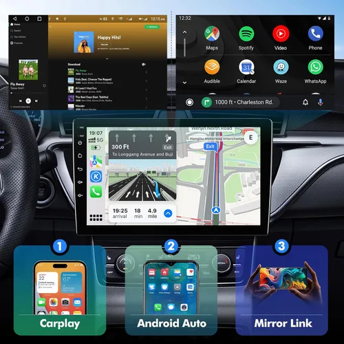 Miniatura 3 de Radio de coche Android 14 para 2+32G (CA manual) Ford F150 Raptor 2009-2012 9 pulgadas pantalla táctil estéreo de coche con Carplay Android Auto