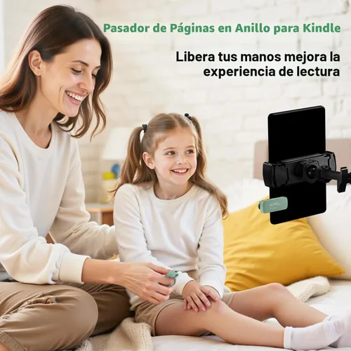 Miniatura 2 de Anillo girador de páginas para Kindle, control remoto para iPhone, iPad, tabletas Android, lectores electrónicos, girador de páginas para Kindle