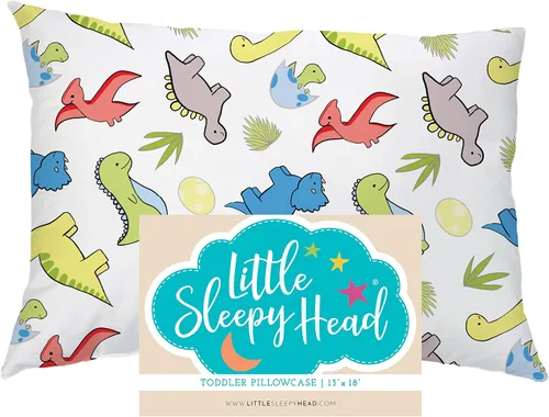 Miniatura 60 de Little Sleepy Head Funda de almohada para niños pequeños, 100% algodón y funda de almohada hipoalergénica para almohada de niños pequeños, funda