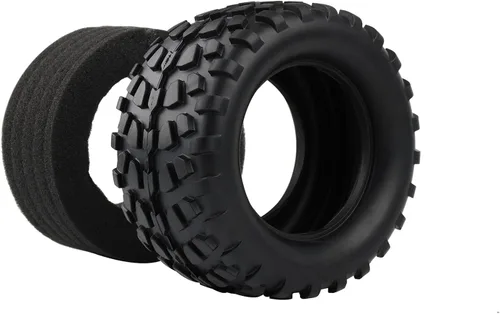 Miniatura 5 de Neumáticos y ruedas de 0.110 in Hex - 1/10 RC Monster Truck Neumáticos 5.118 in para Traxxas Stampede, Slash con inserto de espuma