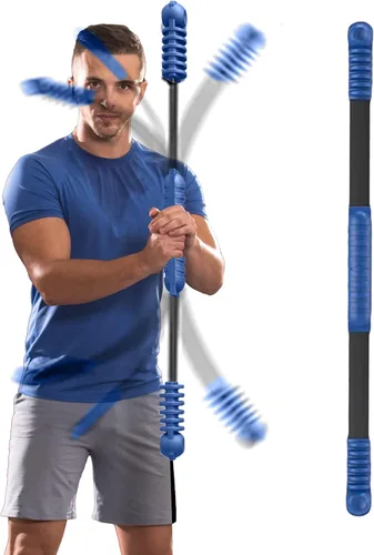 Miniatura 8 de Barra de Fitness OSCILLATING SLIM para Entrenamiento, Barra de Ejercicio Elástica, Palo de Peso de Vibración, Terapia Física Corporal, Entrenamiento