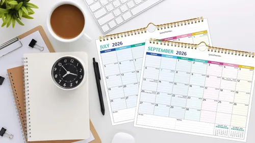 Miniatura 7 de Calendario de pared 2026-2028 – julio 2026 – junio 2028, calendario de 2 años 2026-2028, 11 x 8.5 pulgadas, calendario 2026 de 24 meses, calendario