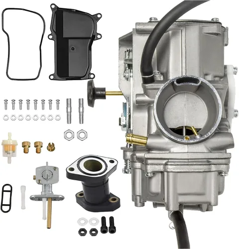 Miniatura 8 de LSSM Carburador de Reemplazo YFM350 para Yamaha 1987-2004 Warrior 350 1987-1995 Moto-4 350 YFM 350 1987-1998 Big Bear 350 1996-1998 Kodiak 400