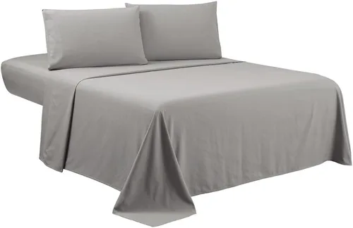 Miniatura 8 de Sfoothome Juego de sábanas King – Juego de cama de 4 piezas de lujo para hotel, bolsillo extra profundo, juego de ropa de cama serie 1800, Rosa