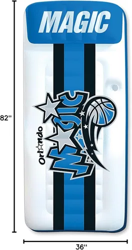 Miniatura 5 de Poolmaster NBA - Tumbona inflable grande para colchón de piscina Magia de Orlando