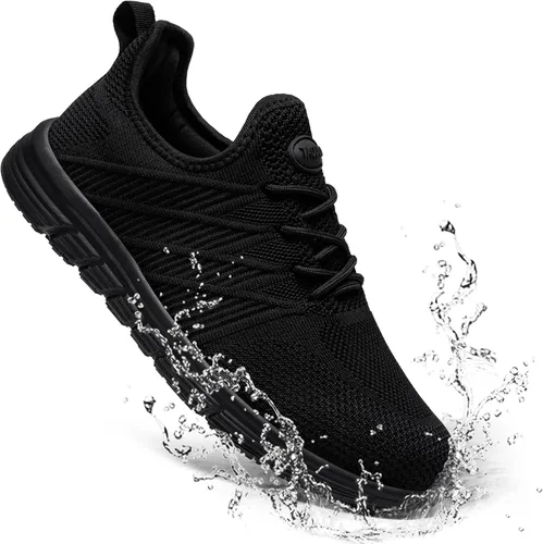 Zapatos de trabajo antideslizantes para hombre, zapatos de trabajo antideslizantes negros, zapatos de trabajo resistentes al agua, zapatos de
