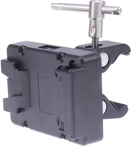 Miniatura 8 de FocusFoto Adaptador de placa de fuente de alimentación de batería Mini Nano V-Lock V-Lock de tamaño bolsillo con D-tap y Super Clamp