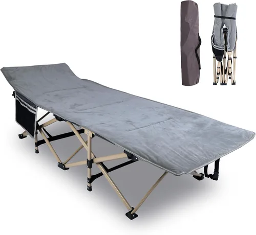 Miniatura 12 de REDCAMP Catres de Campamento de Tamaño Grande para Adultos 500lbs, 33.5'' Catres para Dormir Extra Anchos y Altos Resistentes, Catres XL Portátiles