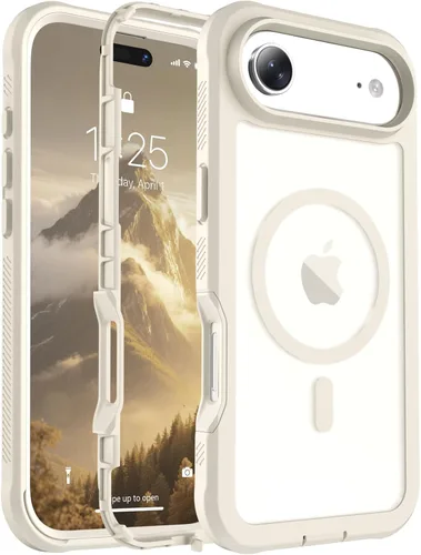 Miniatura 83 de jaroco - Funda magnética compatible con MagSafe para iPhone 11 de 6.1 pulgadas; protección de grado militar contra caídas, de doble capa
