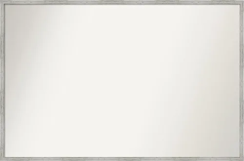 Miniatura 683 de Amanti Art Espejo de baño blanco para sobre el fregadero, 32 x 45 pulgadas, espejo de tocador rectangular blanco esbelto, marco de madera moderno