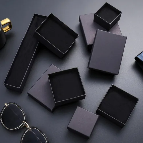 Miniatura 14 de Impresionante piedra de cuarzo hipoalergénica de obsidiana negra 5A, acero inoxidable 316L, hipoalergénicos, para cartílago tragus, caja de regalo