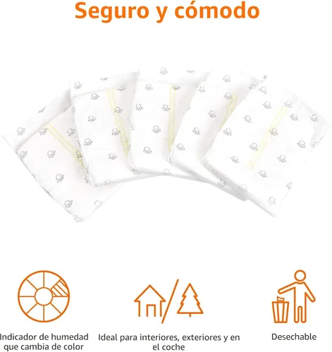 Miniatura 3 de Amazon Basics Pañales para perros machos, 50 unidades, medianos, ultra absorbentes, desechables, con ajuste seguro, a prueba de fugas y cómodos