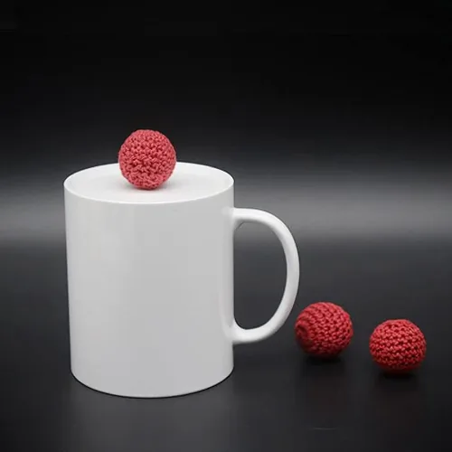 Miniatura 2 de ZQION Taza Chop Cup Tazas magnéticas Tazas mágicas y bolas Trucos de magia Primer plano Trucos de magia Escenario Mentalismo mágico Magia