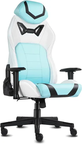 Miniatura 15 de Modern-Depo Sillas ergonómicas para juegos para adultos con espuma viscoelástica de alta densidad Silla de oficina cómoda giratoria, silla