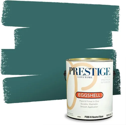Miniatura 80 de PRESTIGE Pintura interior e imprimación en uno, salpicaduras acuosas, cáscara de huevo, 1 galón
