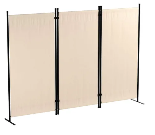 Miniatura 4 de Productos Proman FS17067 Galaxy - Divisor de habitación para interior/exterior (3 paneles), 102” de ancho x 16” de profundidad x 71” de alto Beige