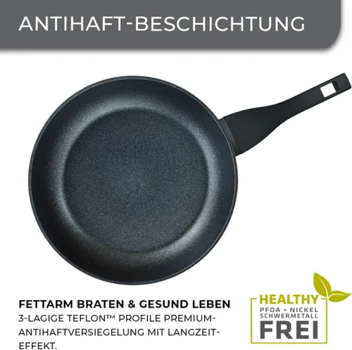 Miniatura 2 de Berndes Balance Induction Enduro Cookware Set 4 Piezas Aluminio Negro