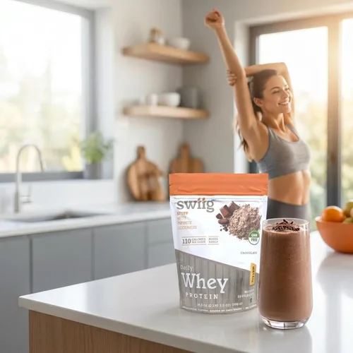 Miniatura 7 de swiig Daily Whey Protein Matrix (chocolate, 2.2 lb)