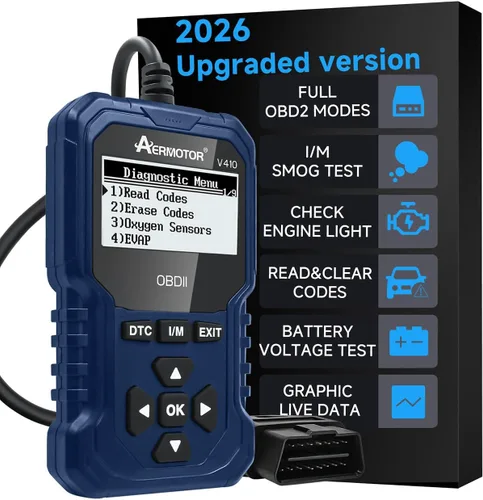 Miniatura 9 de Escáner OBD2, Herramienta de Diagnóstico de Escáner de Coche V410: Lector de Códigos de Falla del Motor, Herramienta de Escaneo con Datos