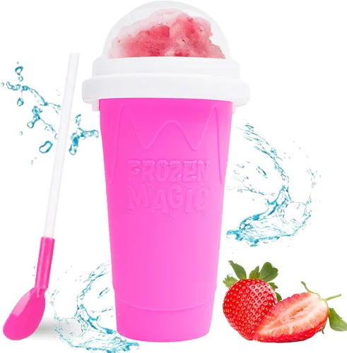 Miniatura 8 de Magic Slushy Maker - Máquina para hacer granizados para hacer granizos, batido de leche casero, vaso de enfriamiento para hacer bricolaje para todos