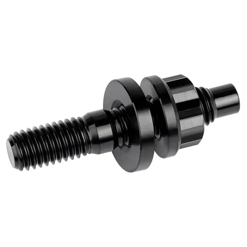Miniatura 6 de Tornillo de titanio M8 M10x45 54 55 2.559 in paso 1.25 Kit de pernos de escape automotriz Kit tornillos, tuercas y arandelas Kit de 4 piezas