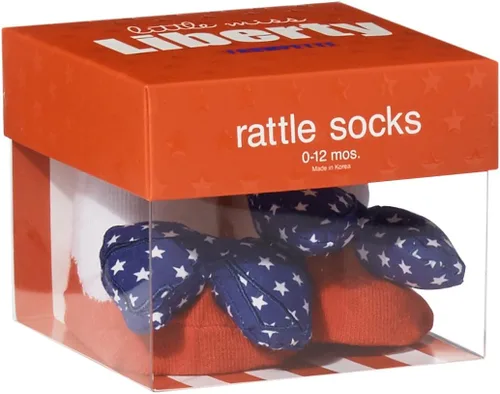 Miniatura 2 de Trumpette Calcetines sonajeros para niñas y bebés, 1 par