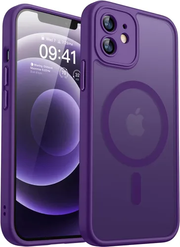 Miniatura 112 de CANSHN Funda magnética compatible con iPhone 17 Pro, mejorada [protección completa de la cámara] [compatible con Magsafe] [mate translúcido] funda