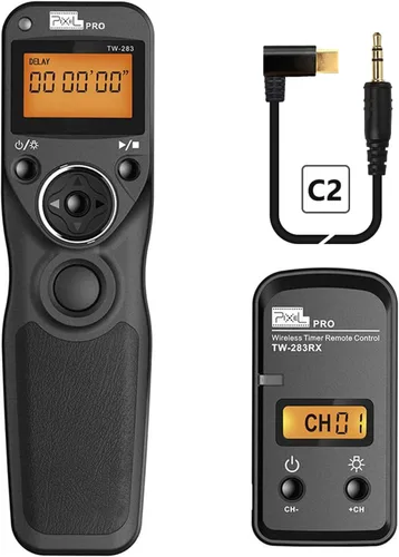 Miniatura 16 de Obturador remoto compatible con Canon, control remoto temporizador de liberación de obturador inalámbrico PIXEL E3/N3 compatible con Canon Eos 1D 5D