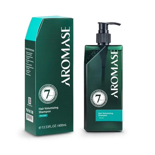 Aromase Champú voluminizador para el cabello, champú clarificante, aumenta el volumen del cabello, equilibra el aceite del cuero cabelludo, alivia