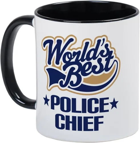 Miniatura 21 de CafePress Taza de café de cerámica de 11 oz (11.0 fl oz) de Police Mom