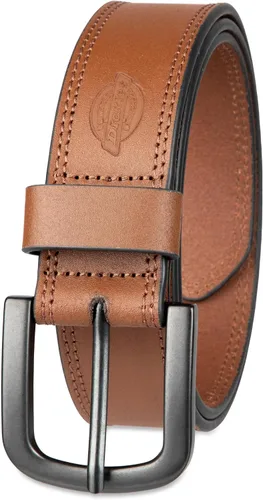 Dickies cinturón de cuero auténtico para hombre estilo casual duradero, tallas regulares y grandes y altas
