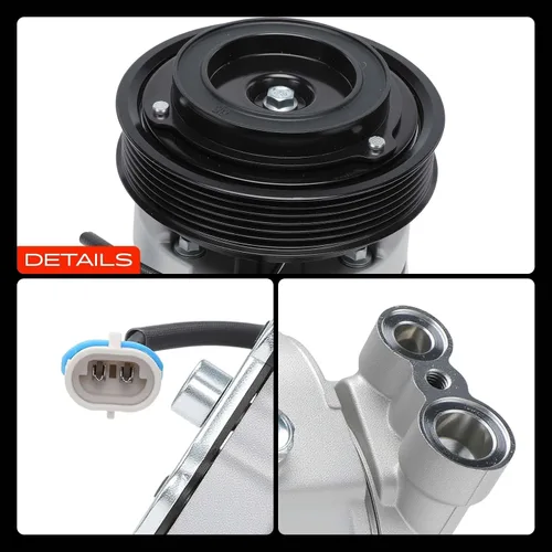 Miniatura 9 de A-Premium Compresor de aire acondicionado con embrague compatible con Chevrolet Sonic 1.8L 2012