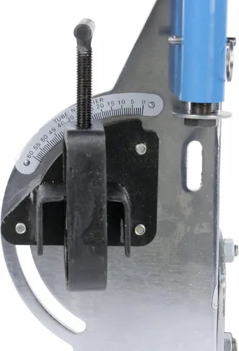 Miniatura 9 de Herramienta de muesca de tubo y tubería - Capacidad de 2 pulgadas, cortes de ángulo de 0-60°, montaje de prensa de taladro, ajuste de ángulo