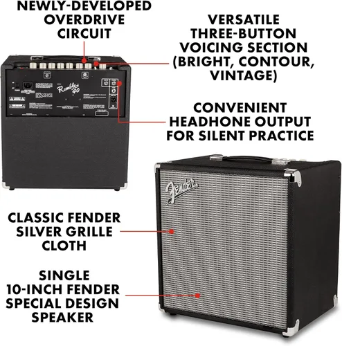 Miniatura 2 de Combo Amplificador Fender Rumble 500 V3 Bass , 40