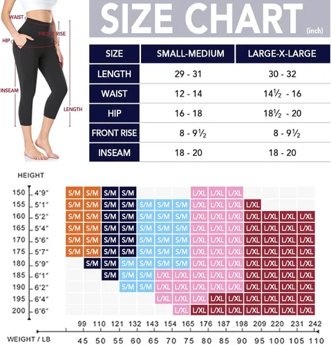 Miniatura 7 de NEW YOUNG Paquete de 3 leggings capri para mujer con bolsillos, cintura alta, control de abdomen, pantalones negros para entrenamiento, gimnasio