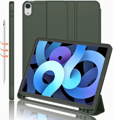 Miniatura 21 de iMieet Funda para iPad Air de 11 pulgadas M3 (2025) / M2 (2024), iPad Air de 5ª/4ª generación 2022/2020 de 10.9 pulgadas con soporte para lápices