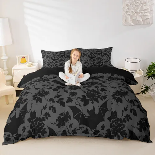 Miniatura 12 de Feelyou Love Gymnastics - Juego de ropa de cama de gimnasia para niñas y niños, ejercicios de suelo, ballet, funda de edredón decorativa de Multi 902
