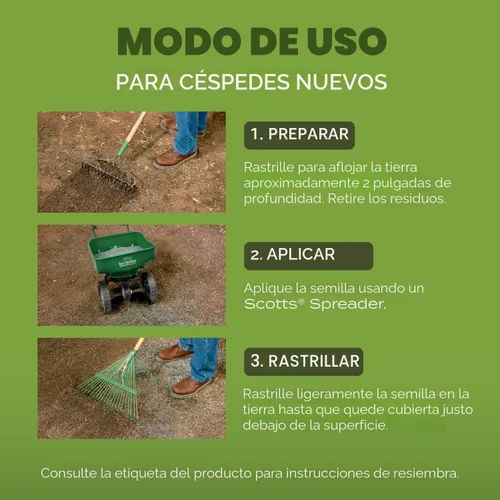 Miniatura 8 de Scotts Turf Builder - Mezcla de festuca alta para semillas de césped, duradera para resistir condiciones duras con nutrición para el desarrollo