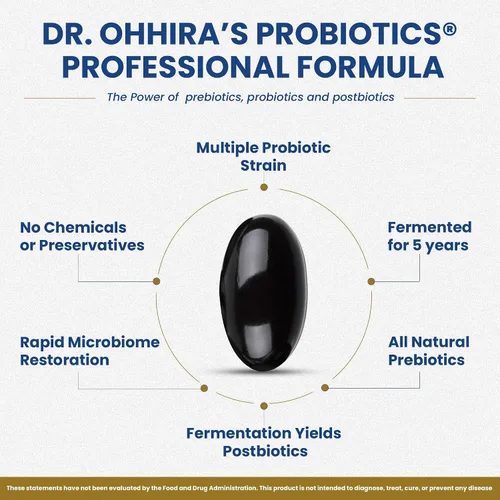 Miniatura 3 de Dr. Ohhira Probióticos Fórmula Profesional con Prebióticos Fermentados 5 Años, Probióticos Vivos Activos y El único Producto con Metabolitos