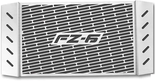 Miniatura 9 de Rejilla de radiador de motocicleta, protector de rejilla de radiador de motocicleta, cubierta de metal negro para modelos Y&AMAHA FZ6 FZ 6 FAZER