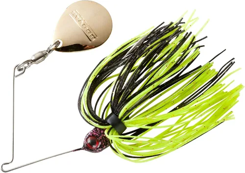 Miniatura 16 de Booyah Pond Magic Señuelo de pesca de róbalo con hoja giratoria para aguas pequeñas Alpine