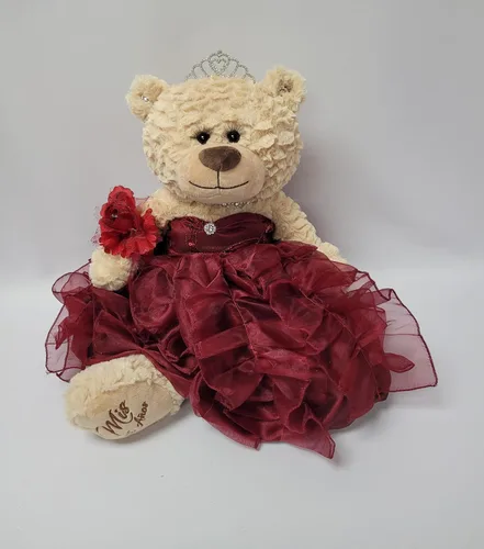 Miniatura 10 de KINNEX COLLECTIONS SINCE 1997 20" Quince Anos Quinceanera Last Doll Osito de peluche con vestido (pieza central) ~ ARC16832-4R (azul bebé)
