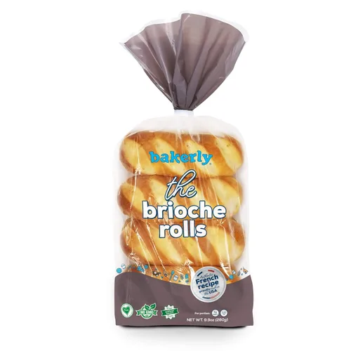 Miniatura 10 de bakerly Brioche Rolls Paquete de 4, 8 unidades (32 rollos Brioche en total)