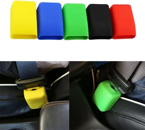 Miniatura 4 de gofidin 2 unids cinturón de seguridad hebilla Booster Prevención coche seguro cinturón de seguridad hebilla preverse cubierta caso