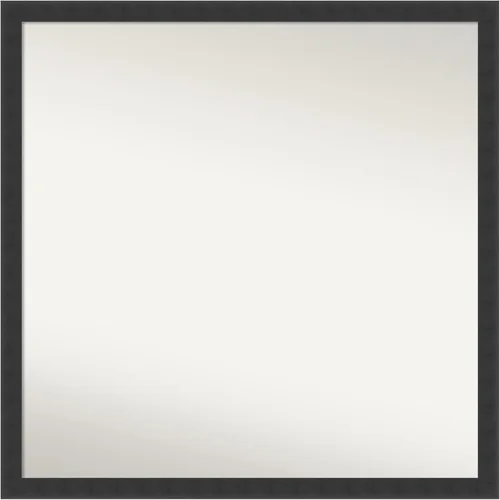 Miniatura 47 de Amanti Art Espejo de baño negro para sobre fregadero, 22 x 22 pulgadas, espejo de tocador cuadrado estrecho negro Avon, marco de madera casual